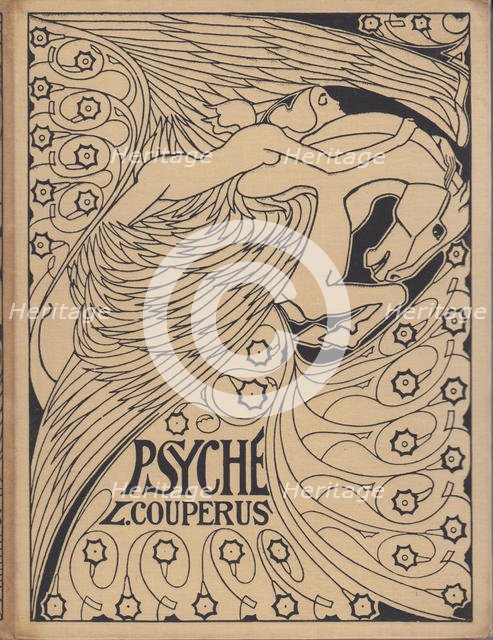 Cover design "Psyche" by Louis Couperus, 1898. Creator: Toorop, Jan (1858-1928).