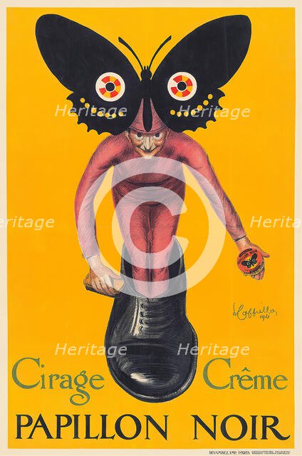 Papillon noir, 1921. Creator: Cappiello, Leonetto (1875-1942).