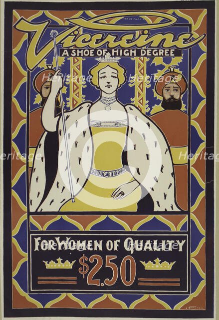 Vicereine. A shoe of high degree for women of quality, c1895 - 1917. Creator: Unknown.