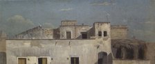 Rooftops in Naples, 1782. Artist: Thomas Jones.
