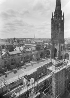 Coventry Cathedral, Priory Street, Coventry, 16/06/1960. Creator: John Laing plc.