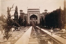 The Taj Mahal, Agra, India: entrance gate, c1900. Creator: Unknown.