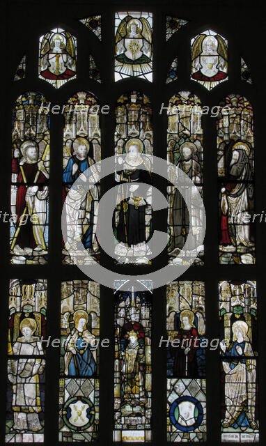 Composite Window of English Stained Glass, British, 15th century. Creator: Unknown.