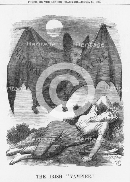 'The Irish Vampire', 1885. Artist: Joseph Swain