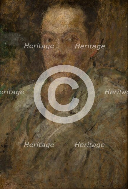Portrait of Sculptor Stefan Zbigniewicz, c1930. Creator: Olga Boznanska.