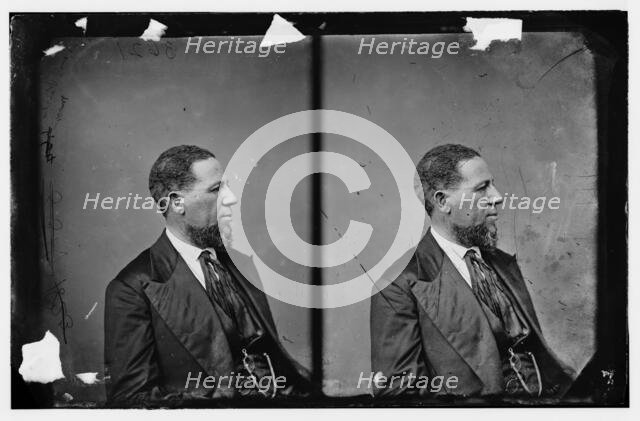 Hon. Hiram R. Revels of Miss., ca.1870. Creator: Unknown.