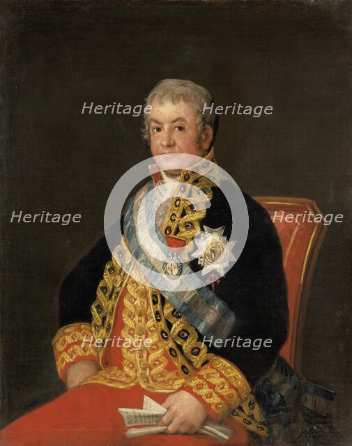 Portrait of José Antonio Caballero (1754-1821), 1807. Creator: Goya, Francisco, de (1746-1828).