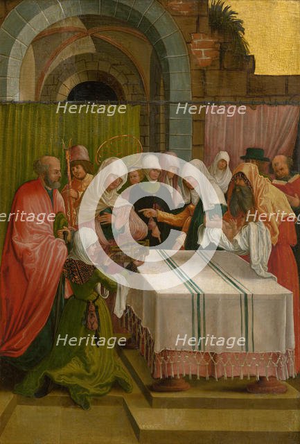 The Presentation of Jesus at the Temple, 1519. Creator: Master of the Danube School (active 1510-1515).