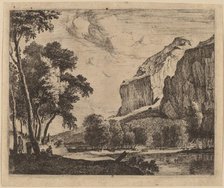 Riverscape with Rocks on the Right: pl.3. Creators: Roelant Roghman, Melchior Küsel.