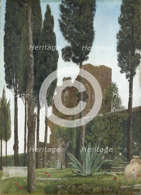 The Grave of Shelley, 1873. Artist: Walter Crane.