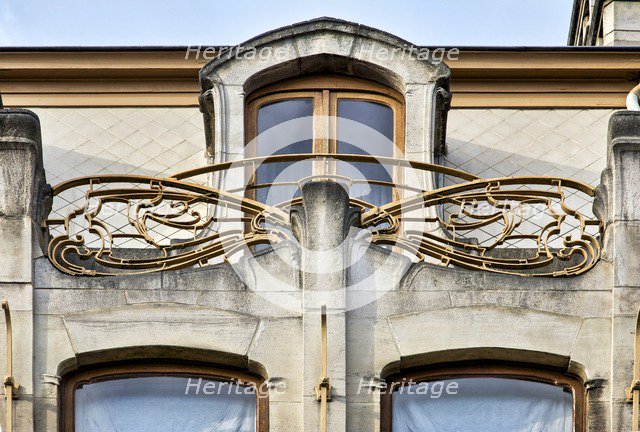 Maison Atelier Horta (Horta Museum), 23-25 Rue Americaine, Brussels, Belgium, c2014-2017. Artist: Alan John Ainsworth.
