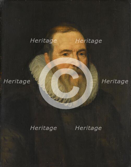 Portrait of Johan van Oldenbarnevelt, in or after c.1616. Creator: Workshop of Michiel Jansz van Mierevelt.