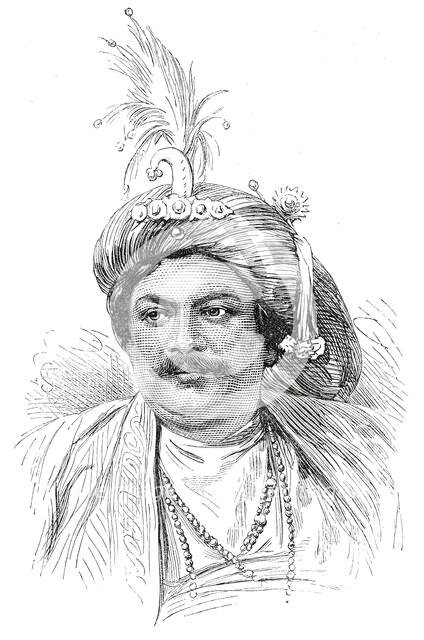 Rajah Harendra Krishna, 1876. Creator: Unknown.