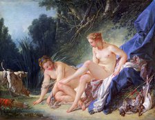 'Diana Getting out of Her Bath', 1742. Artist: François Boucher
