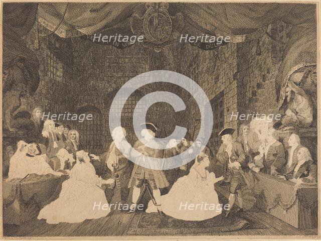 Beggar's Opera, Act III, 1788/1790. Creator: William Blake.