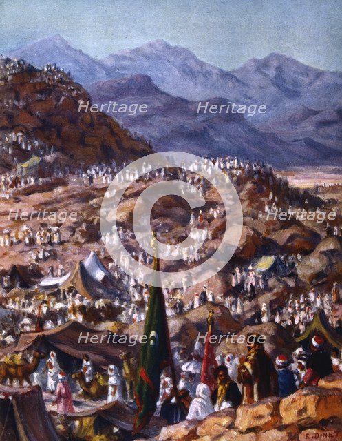 'Pilgrims', 1918. Artist: Etienne Dinet