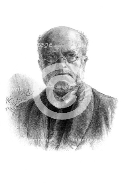 Adolf Friedrich Erdmann Menzel, c1880-1882.Artist: A Gilbert