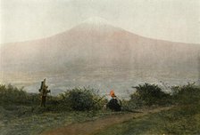 'Le Fousi-Yama, Voican du Japon', (Mount Fuji, Volcano in Japan), 1900. Creator: Unknown.