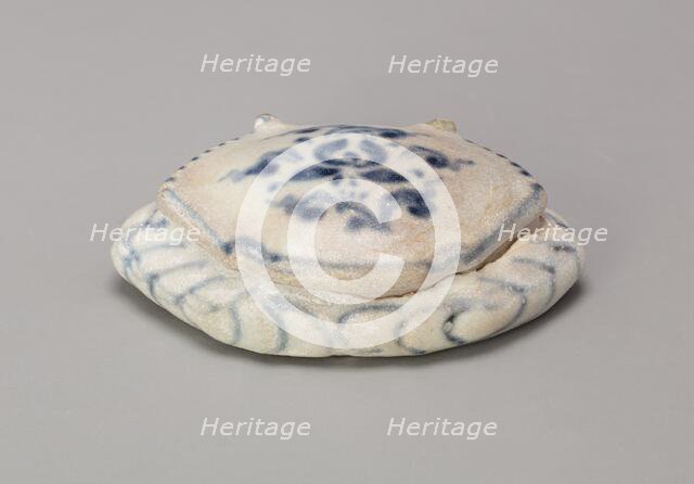 Crab-Form Box with Floral Motif, 15th century. Creator: Unknown.