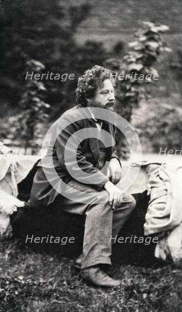 William Morris, English artist and designer, 19th century. Artist: Frederick Hollyer