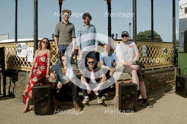 The Coalminers, Jazz on the Vine, Sevenoaks, Kent, 13 Sep 2020. Creator: Brian O'Connor.