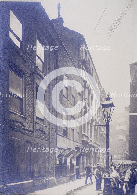 No 7 Angel Court, London, 1911. Artist: Anon