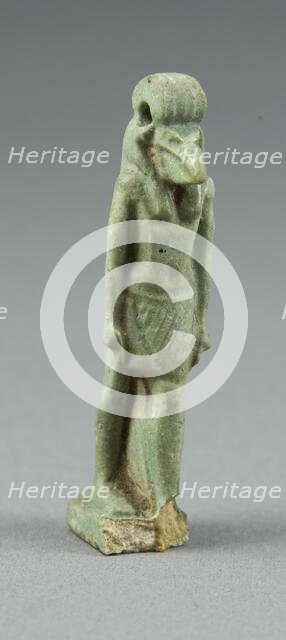 Amulet of the God Thoth, Egypt, Late Period, Dynasties 26-31 (664-332 BCE). Creator: Unknown.