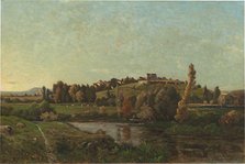 Landscape in Auvergne, 1870. Creator: Henri-Joseph Harpignies.