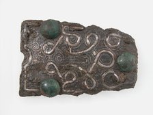 Counter Plate of a Belt Buckle, Frankish, 7th century. Creator: Unknown.