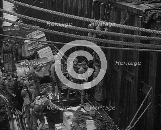 American Troops Arriving in Iceland, 1941. Creator: British Pathe Ltd.