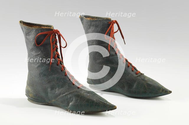 Boots, European, 1795-1815. Creator: Unknown.