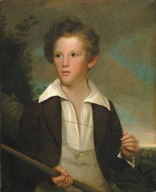 Boy with a Fishing Pole, ca. 1840. Creator: Unknown.