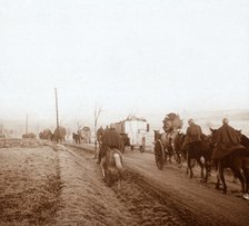 Convoy, Genicourt, northern France, 1916. Artist: Unknown.