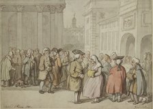 A Group sketched at Rome, 1770-1820. Artist: Thomas Rowlandson.