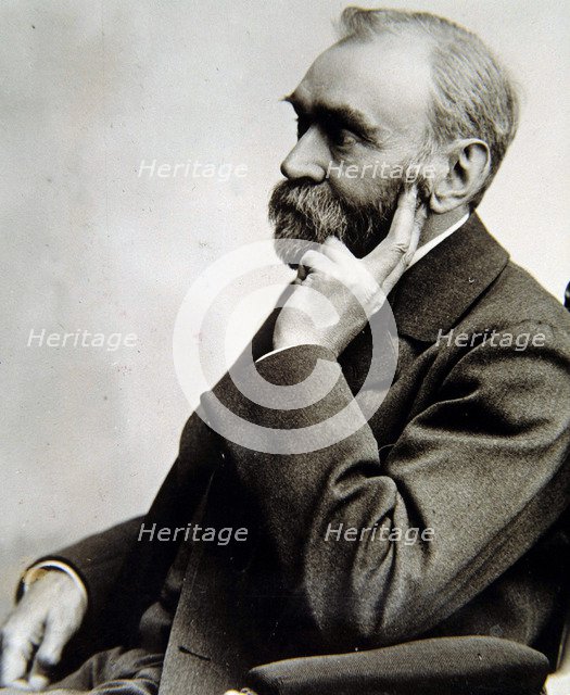 Alfred Nobel (1833-1896), Swedish chemist.