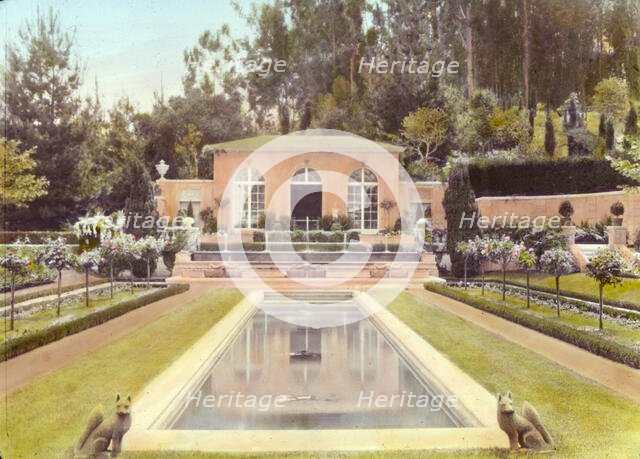 "Villa Rose," Joseph Donahoe Grant house, 2260 Redington Road, Hillsborough, California, 1917. Creator: Frances Benjamin Johnston.
