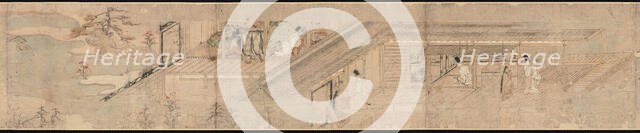 Narrative of the wonderous Love Romance of Courtier and Girl at Sumiyoshi, 13th century. Creator: Anonymous ().