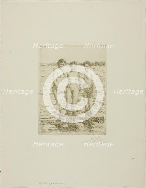 The Three Graces, 1910. Creator: Anders Leonard Zorn.