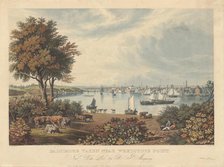 Baltimore Taken near Whetstone Point, published 1831. Creator: William James Bennett.