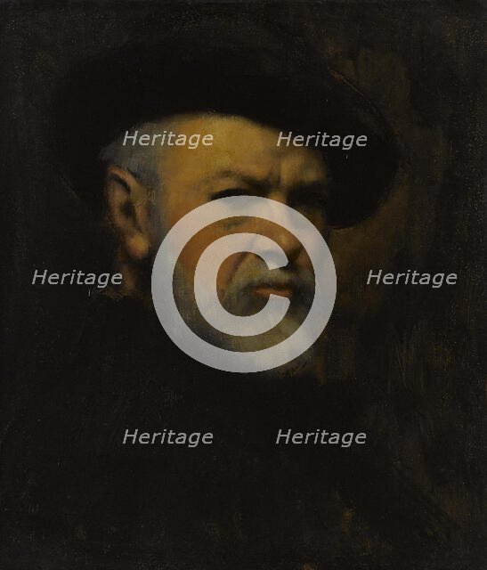 Autoportrait, c.1890. Creator: Jean Jacques Henner.