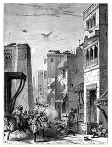 'The British Troops Entering Multan', 19th century. Artist: Unknown
