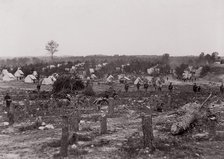 Camp of 30th Pennsylvania Infantry, 1861-65. Creator: Unknown.