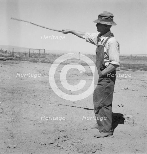 Possibly: Chris Ament, German-Russian dry land wheat farmer, who survived...Columbia Basin, 1939. Creator: Dorothea Lange.