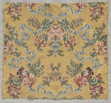 Length of Brocaded Silk, 1723-1774. Creator: Jean Baptiste Pillement (French, 1728-1808), style of.