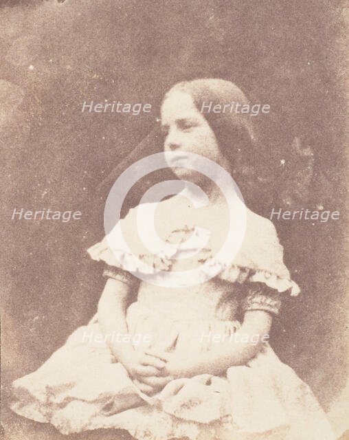 [The Photographer's Daughter], ca. 1842. Creator: William Henry Fox Talbot.