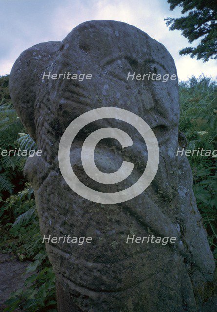 Two headed pagan Celtic figure, 5th century. Artist: Unknown