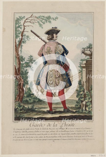 Gardes de la prévôté, 1756. Creator: De Fehrt, Antoine Jean (1723-1774).