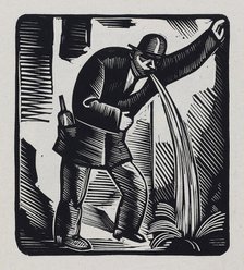 From the series "Wine, women and cards", 1920. Creator: Vasyl' Masyutin.