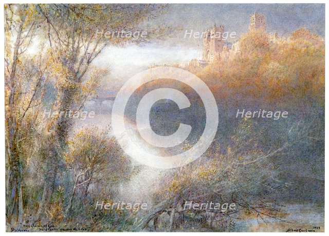 'Durham Cathedral', 1903. Artist: Albert Goodwin