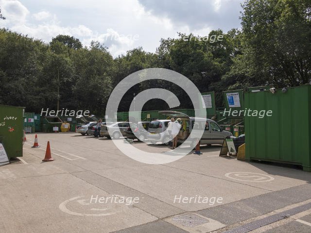Recycling centre in Norfolk 2014. Creator: Unknown.